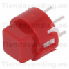 Pulsador C&K D6C-40-F1-LFS Rojo botoneras Azkoyen - Imagen 2