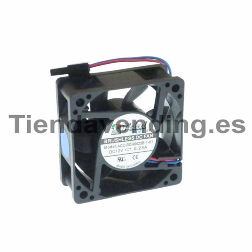 Ventilador 60 x 60 x 25 mm 12v 0,23A extractor gases Necta