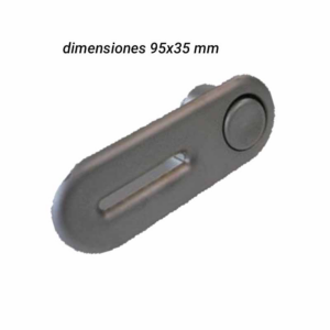 Conjunto pulsador devolución FAS Gris RAL7004TG