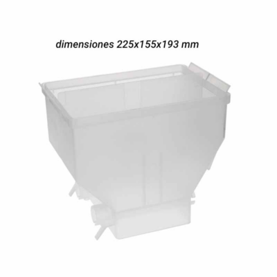 Tolva base doble para contenedor solubles Saeco