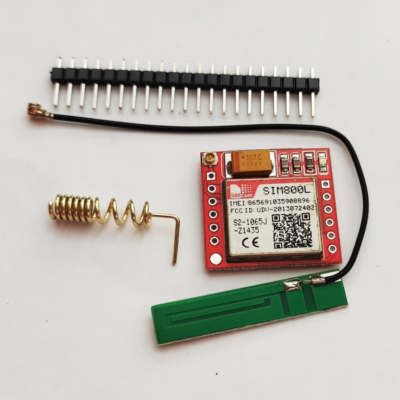 Módulo SIM800L 4 bandas puerto serie TTL con antena PCB