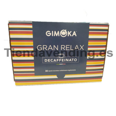 Cápsulas Gimoka Espresso Gran Relax 30 unidades (descafeinado)