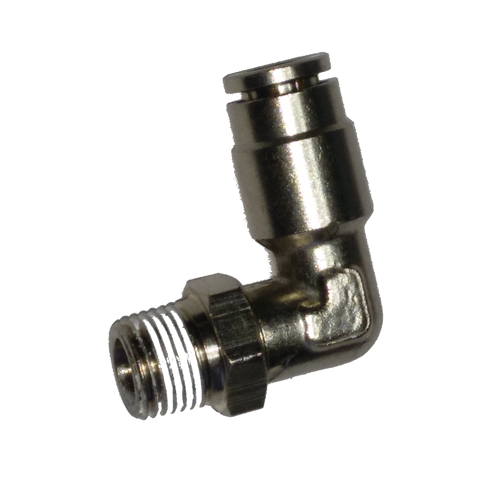 Racor codo rosca 1/8" x 6 mm toma rápida Azkoyen