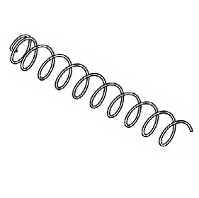 Espiral giro izquierda Ø65mm paso 54mm 7 productos Spring Necta