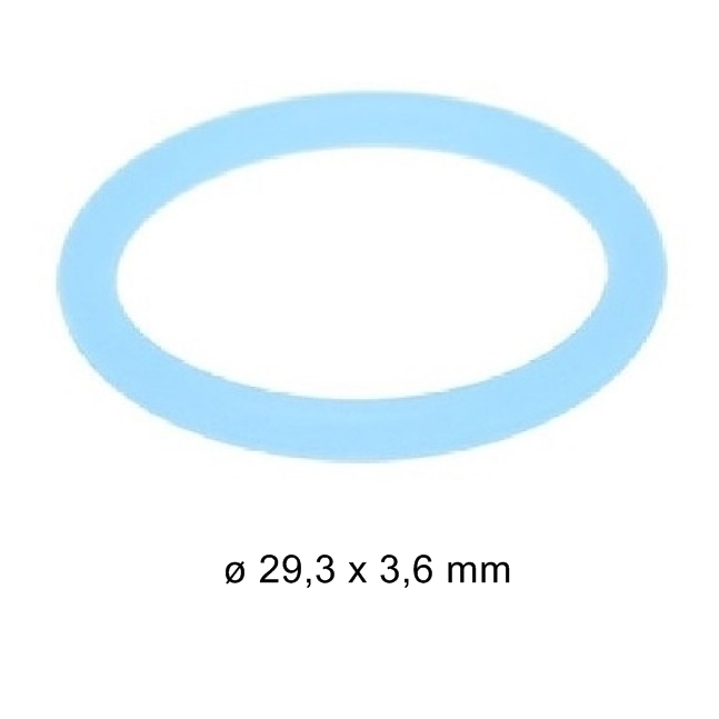 Junta en aro "O" 04118 silicona azul pistones grupo capsulas Lavazza
