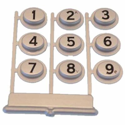 Teclado pulsadores gris Saeco