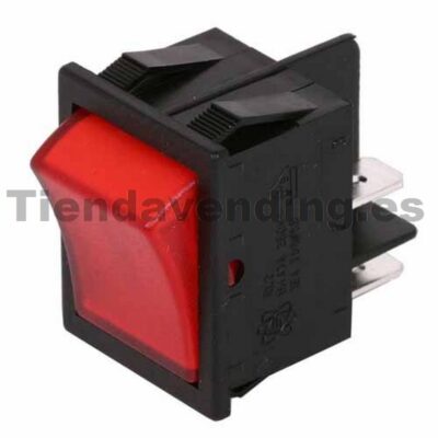 Interruptor general con luz roja Azkoyen-Jofemar (Recuperado)