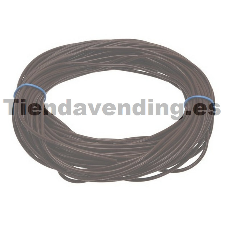Tubo de silicona alimentaria marrón 3 x 6 mm