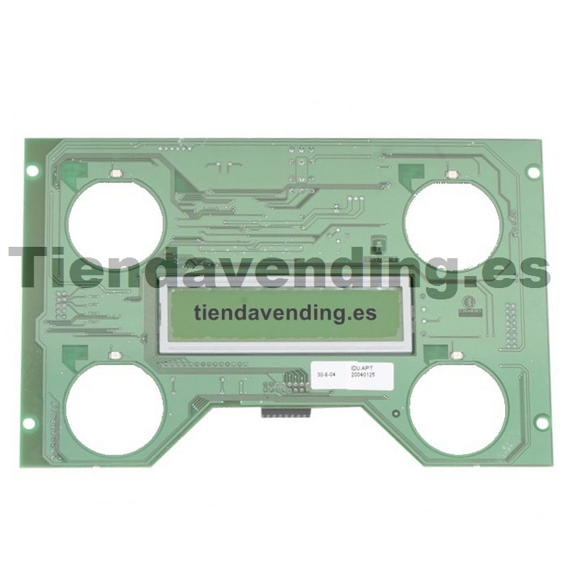 Tarjeta IDU display teclado táctil City Tempo Azkoyen (Recuperado)