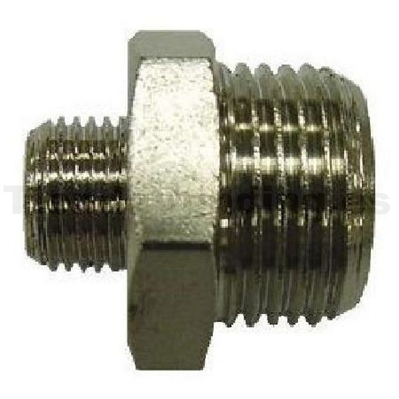 Reducción doble macho 1/8" - 3/8" bomba-antiretorno Azkoyen