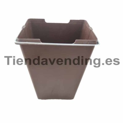 Cubo de residuos 10L con asa Azkoyen