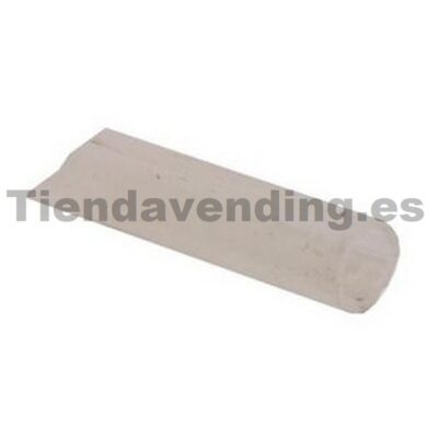 Tubo de salida de azúcar Azkoyen silicona alimentaria 14 x 18 Transp. (10 cm)