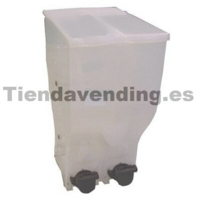 Tolva doble soluble 1,8 litros izquierda 4,2 litros derecha Zen Azkoyen