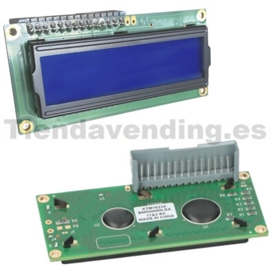Display 2x16 azul 80 x 36 mm para maquinas Necta