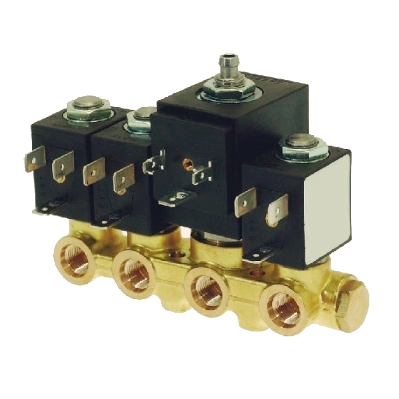 Conjunto electroválvulas 2+2+3+2 vías 230v Brio 3 Necta