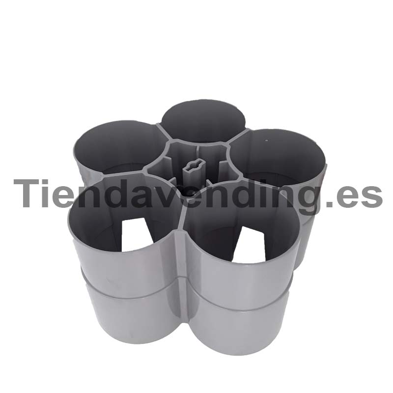 Base de contenedor de vasos 5 columnas Necta