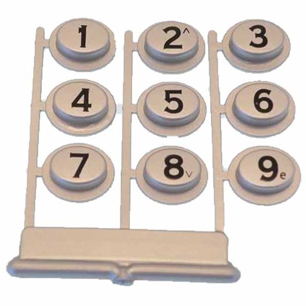 Teclado pulsadores gris Saeco - Imagen 2