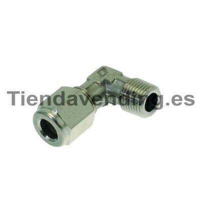 Racor a ¨L¨ ø 1/8M- ø 6mm Bianchi entrada agua a caldera