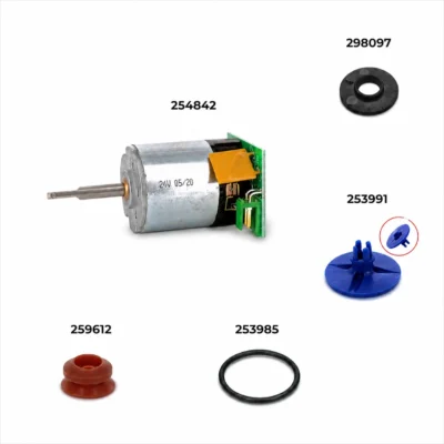 Kit motor batidor Necta 24v (Con placa electrónica)