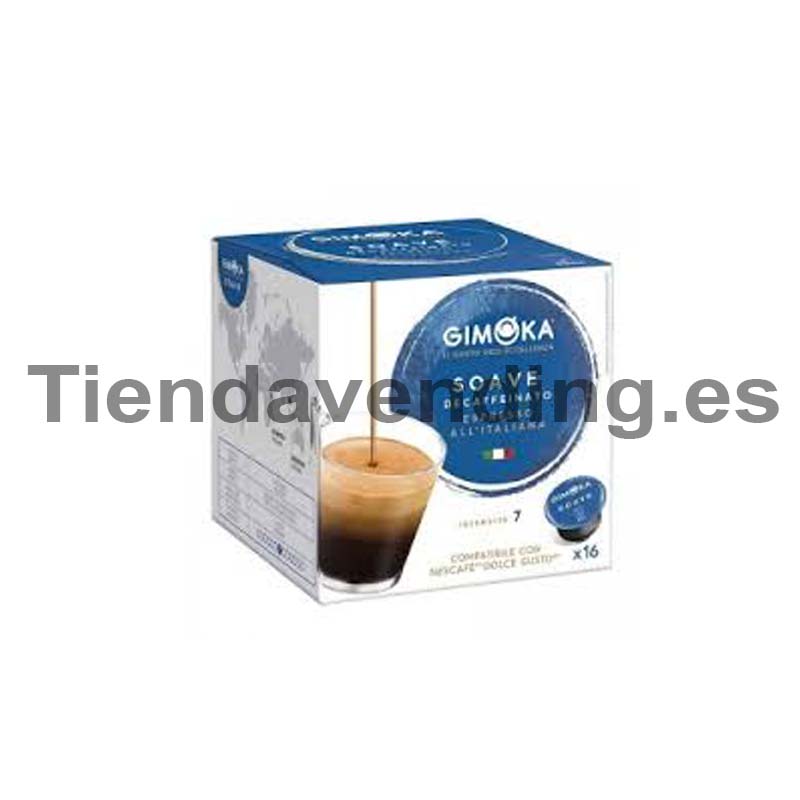 Cápsulas compatibles Dolce Gusto Soave descafeinado 16 unidades