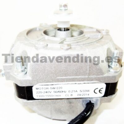 Motor ventilador multianclaje de 5w para grupo de frio