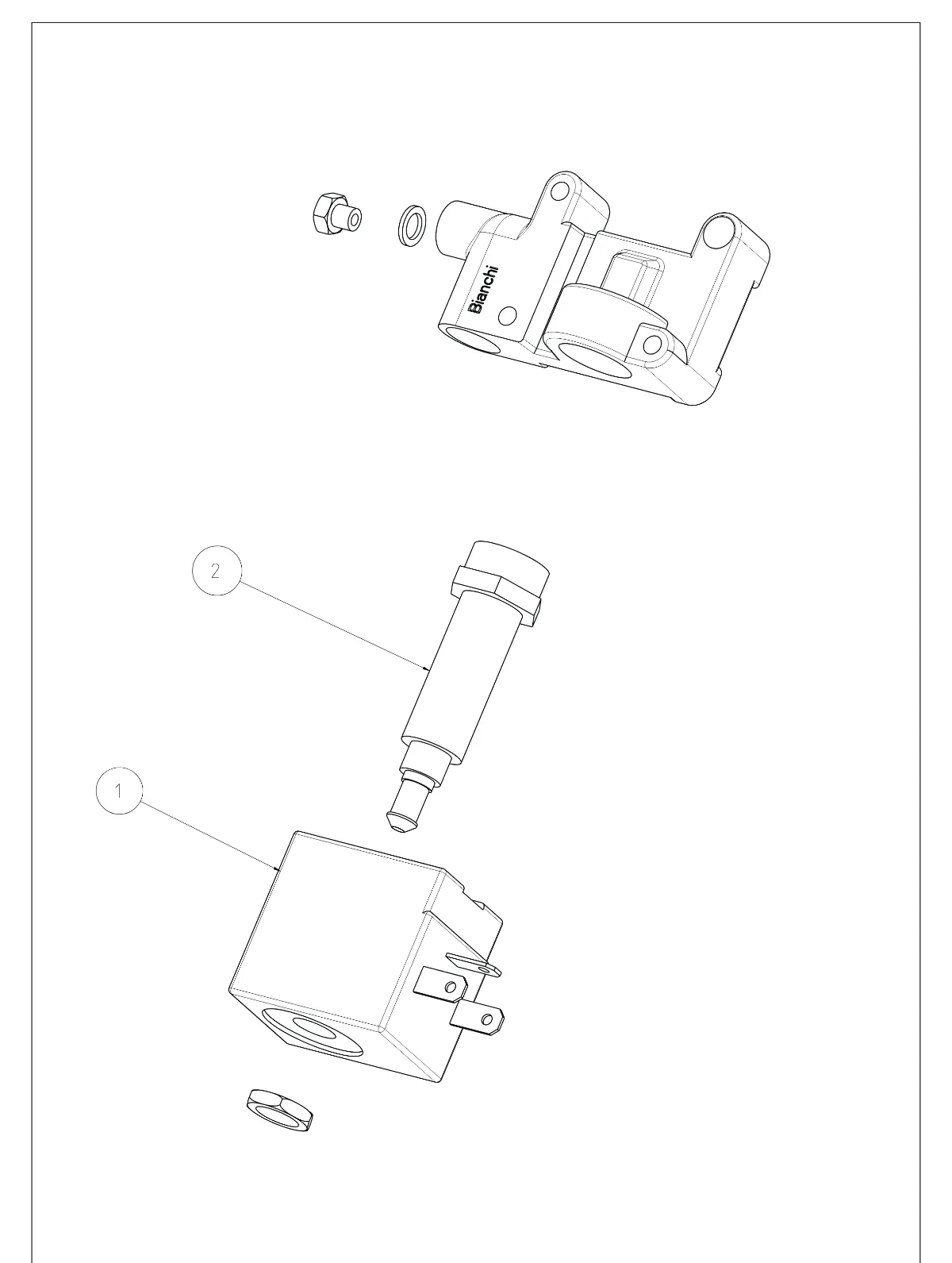 Despiece Bianchi Iris Espreso – ELETTROVALVOLA 3 VIE 24V DC 25020846_QLAB