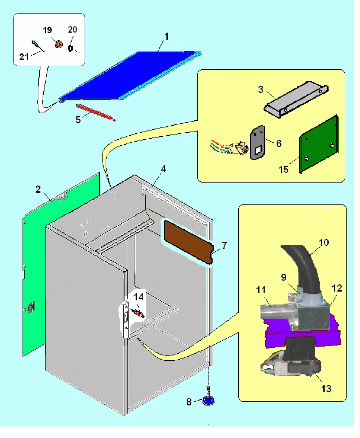 Despiece BVM 921 Bianchi – Bianchi Vending Group – Spare Parts Catalog