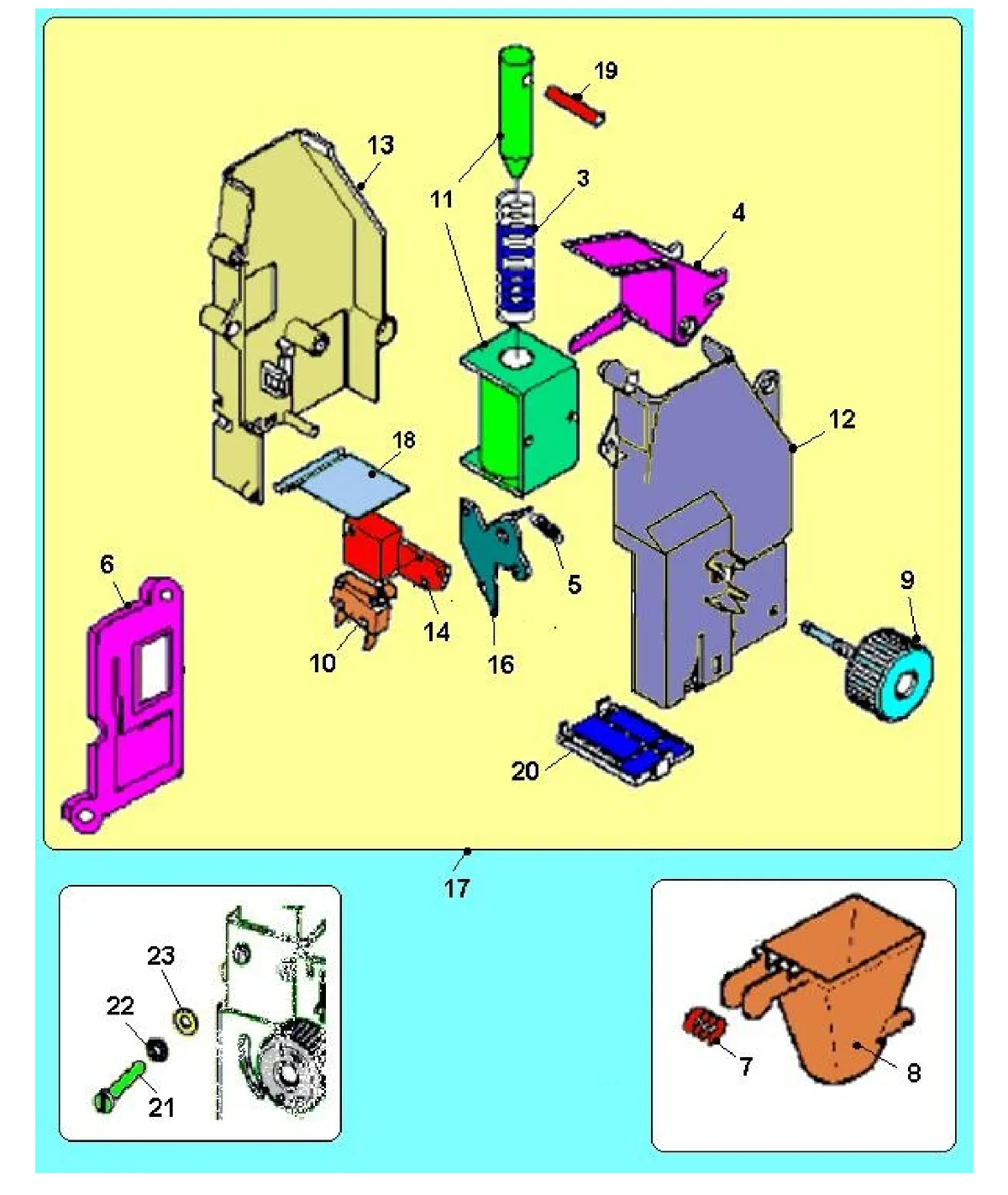 Despiece BVM 921 Bianchi – Bianchi Vending Group – Spare Parts Catalog
