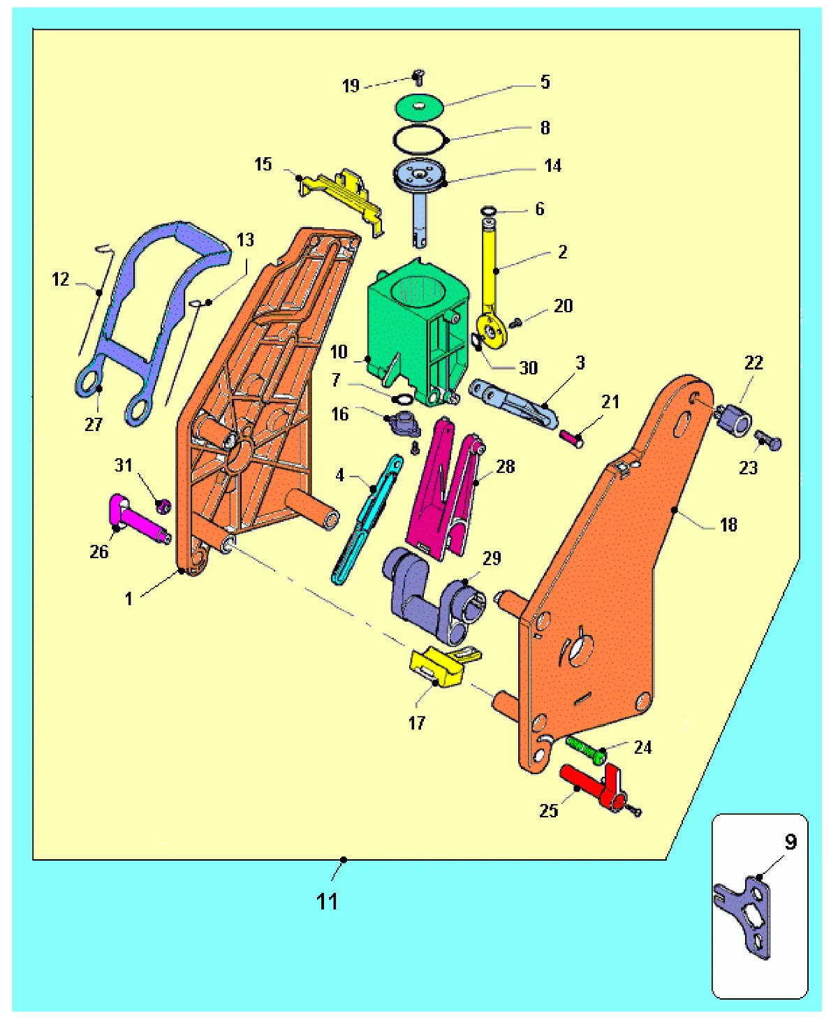 Despiece BVM 921 Bianchi – Bianchi Vending Group – Spare Parts Catalog