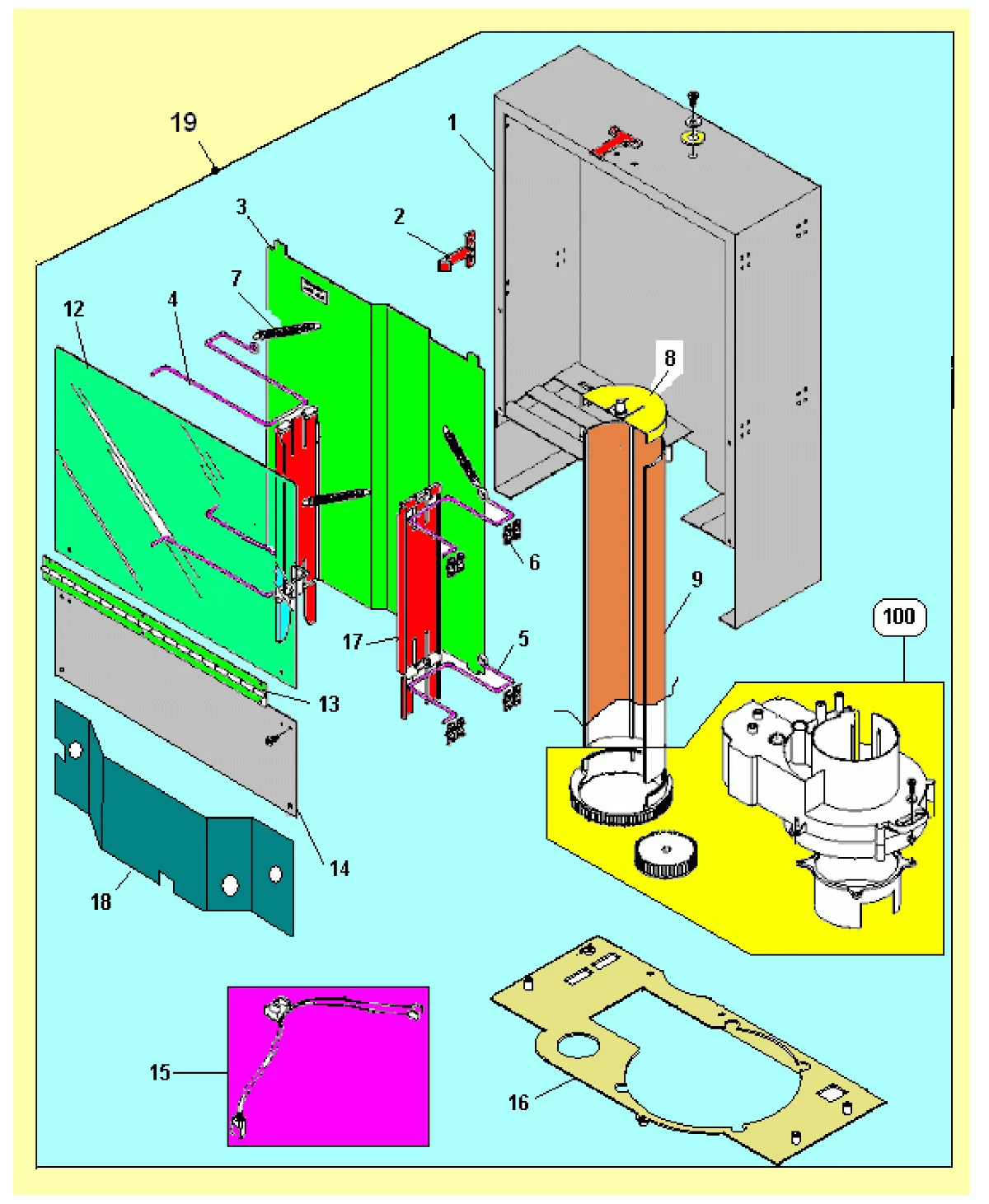 Despiece BVM 921 Bianchi – Bianchi Vending Group – Spare Parts Catalog