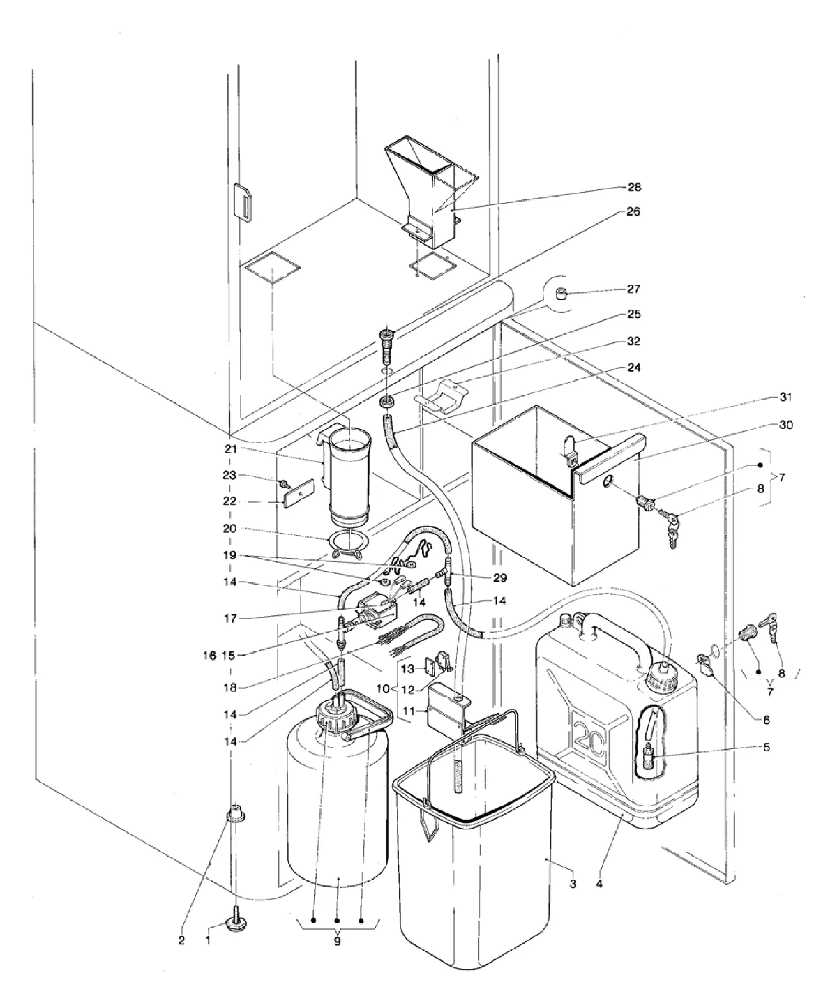 Despiece Brio 200 Zanussi – 12 - Mueble