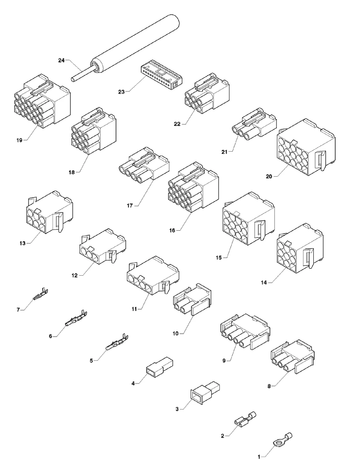 Despiece Brio 200 Zanussi – 13 - Conectores y bornes