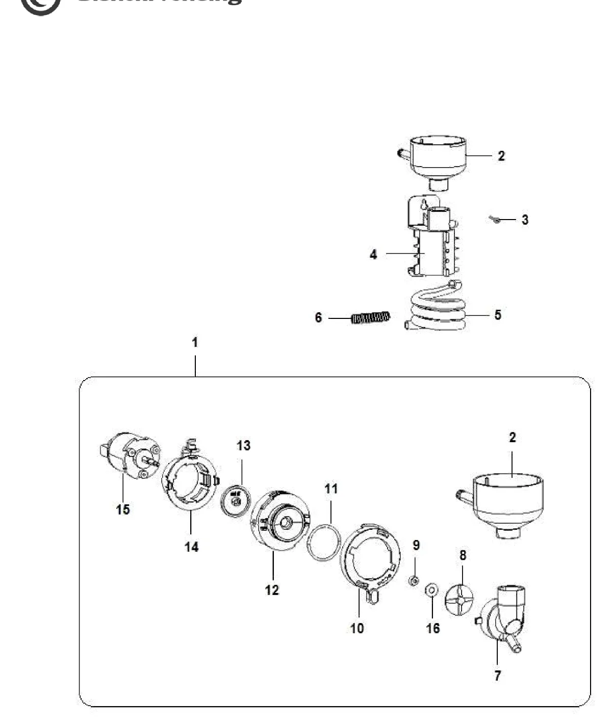 Despiece LEI 200 Bianchi – MIXER COMPONENTS (1362)