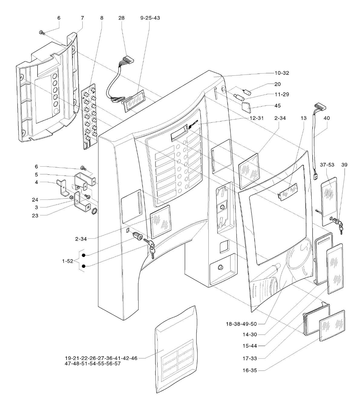 Brio 3 espreso – instant – 1 - Puerta, lado externo