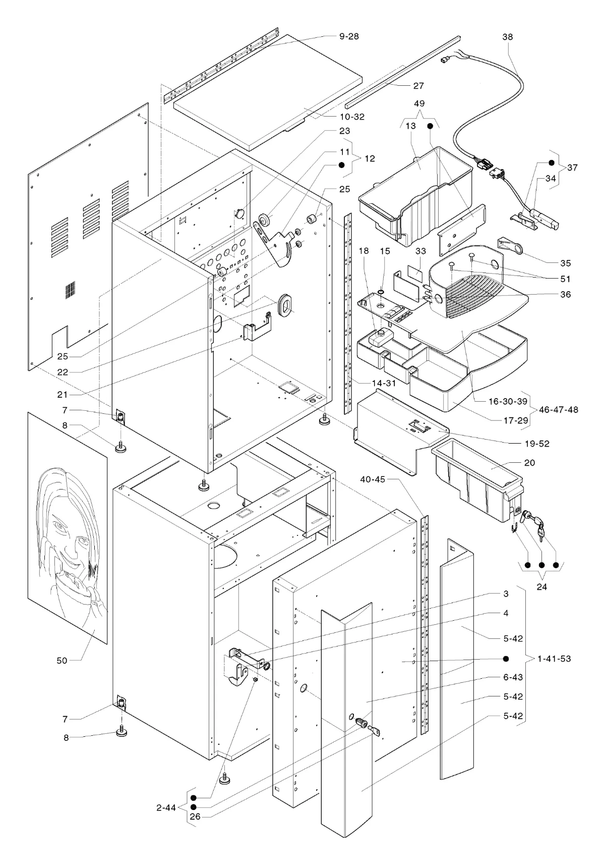 Brio 3 espreso – instant – 3 - Mueble
